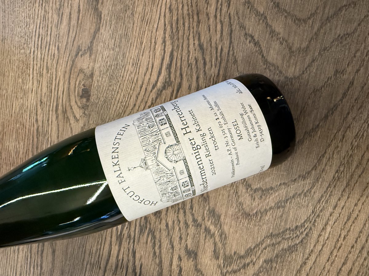 NIEDERMENNINGER HERRENBERG RIESLING KABINETT TR. AP1 MUTTER ANNA 2021